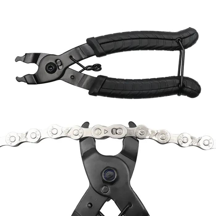 Pince à boucle de chaîne à maillons de vélo, dissolvant de maillons de vélo de route, outil de répar