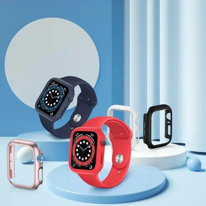 Coque protection Apple Watch 40-46mm PC mat bumper sans verre pour chasse activités outdoor robuste