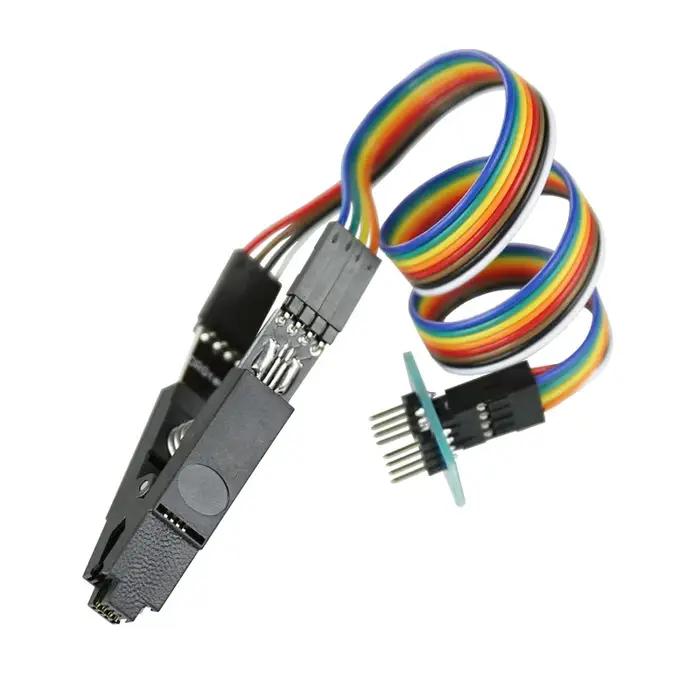 Clip de Test SOIC8 SOP8 de haute qualité pour la programmation en circuit EEPROM 93CXX/25CXX/24CXX sur programmeur USB