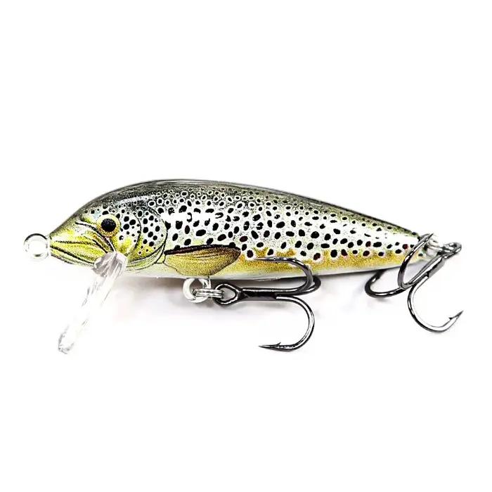 Leurre B&U sinking minnow wobblers pour brochet perche truite - Leurres durs jerkbait pour pêche carnassier