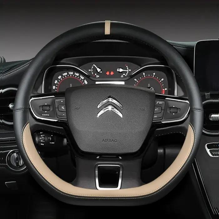 Housse de volant de Type D, pour citroën C3 II III 2009 – 2019 2020 C3 AIRCROSS 2017 2018 2019 2020