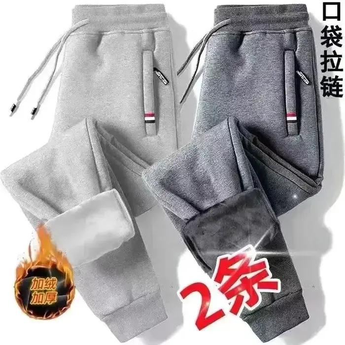 Pantalon sport polaire épais homme hiver chasse confortable et chaud pour activités outdoor