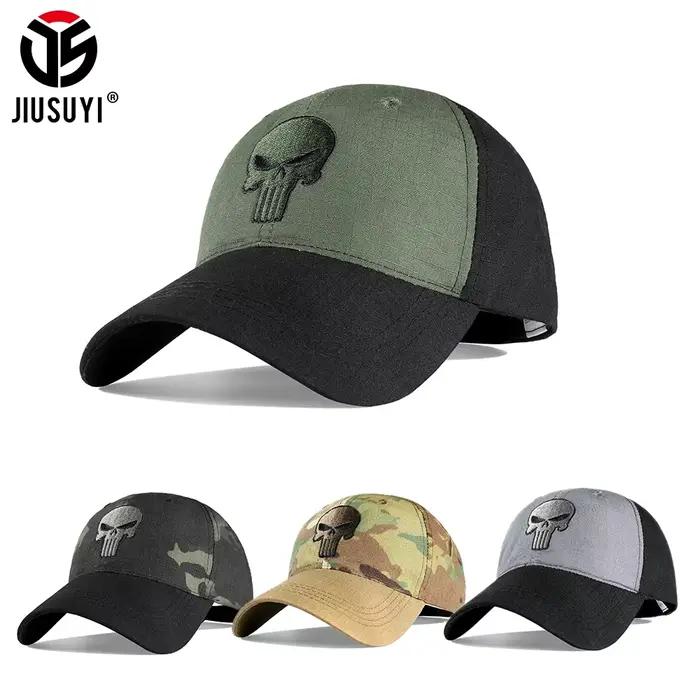 Casquette tactique baseball réglable snapback skull trucker été chasse pêche sport protection