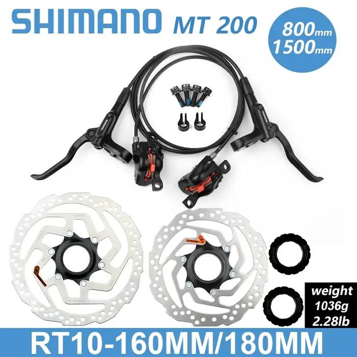 Shimano-Frein à disque hydraulique MT200, 1550mm, 1500mm, 1450mm, 850mm, 800mm, 26/56mm, stocke le j