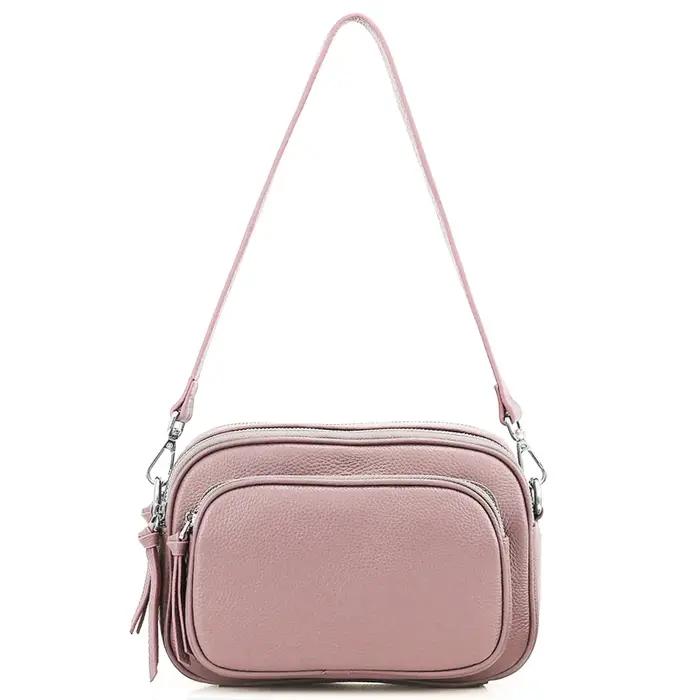 Zency concepteur femmes sac à bandoulière véritable cuir de vachette sac à main poches à glissière grande capacité femme