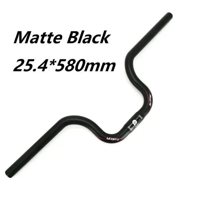 Litepro guidon ultraléger en forme d'hirondelle en Fiber de carbone 25.4mm 580mm 540mm