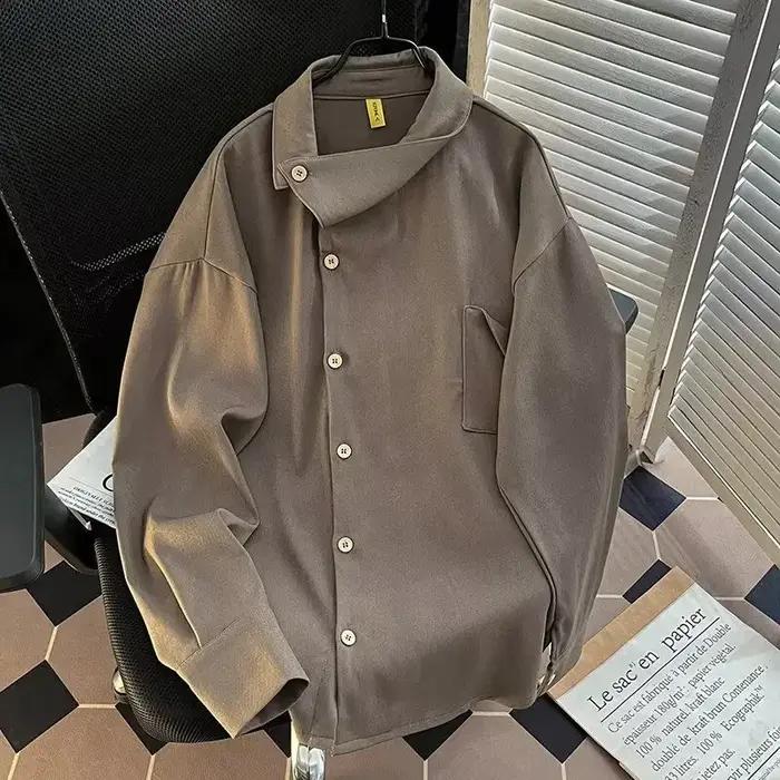 Vêtements pour hommes chemises unisexes à la mode nouveaux hauts amples