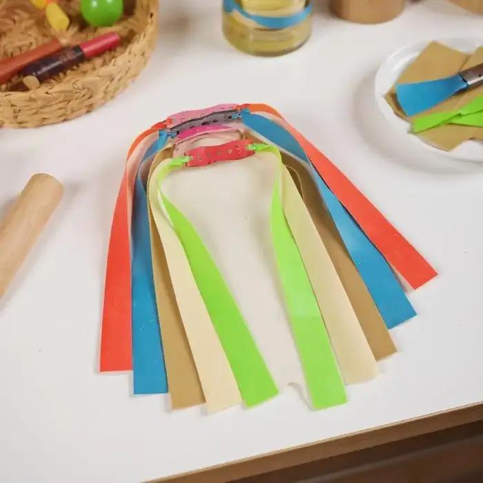 Ensemble de 10 outils de chasse à la fronde avec bandes de caoutchouc plates à haute élasticité pour chasseurs amateurs et experts occasions de plein air