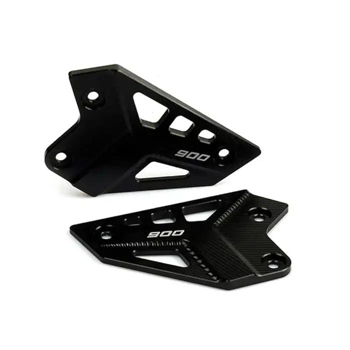 Repos-pieds en aluminium CNC pour Kawasaki Z900 protection talon cadre style élégant motard sécurité personnalisation occassions spéciales