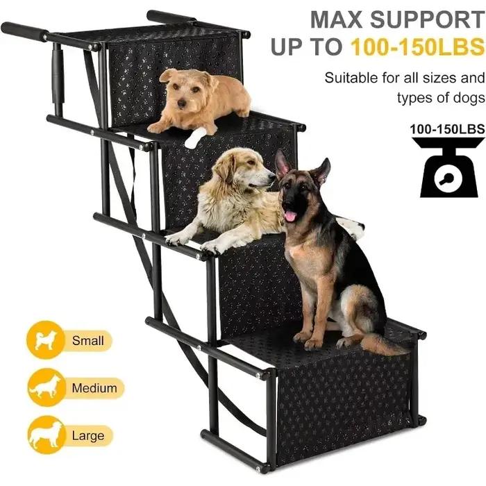 Rampes pliantes portables pour animaux de compagnie avec sangle