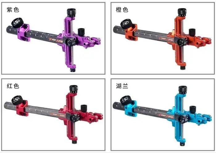 Visée précise arc et flèche TOPOINT ARCHERY TOP X PRO réglable sur 4 axes pour chasse et compétition fibre de carbone aluminium