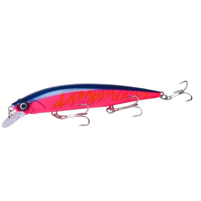 1 pièces leurre de pêche Wobbler réaliste yeux 3D 14 cm/18.5g vairon appât dur artificiel matériel