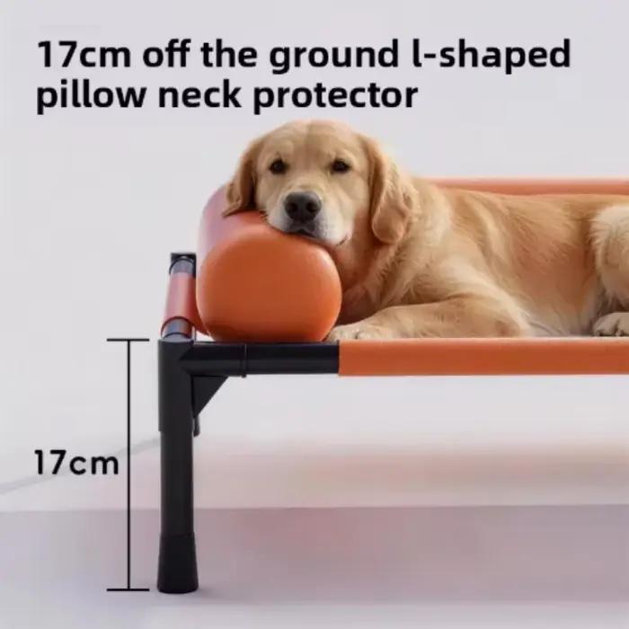 Lit de couchage rafraîchissant pour chien avec oreiller