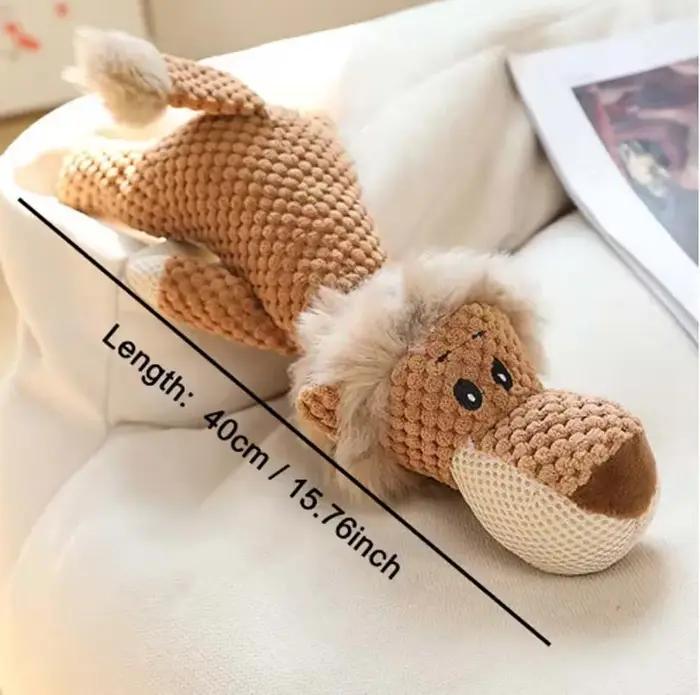 Jouet en peluche polaire grincement pour chiens grands mignon et durable à mâcher accessoire de jeu pour animaux de compagnie occassions spéciales