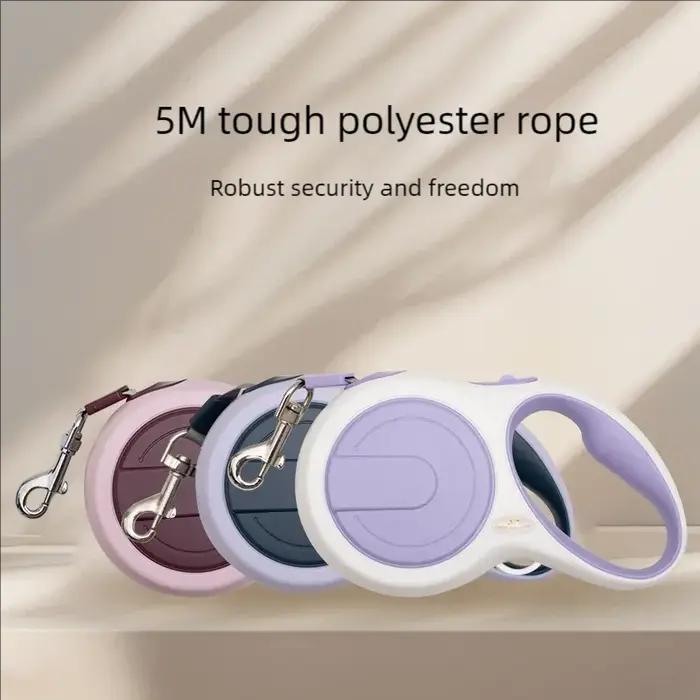 Collier de Roulette rétractable pour chien de 5m
