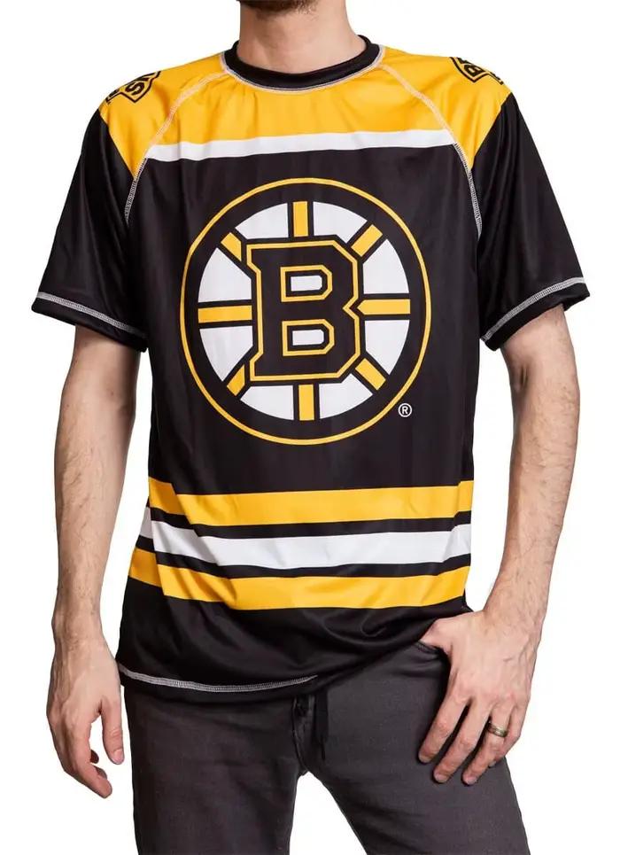 T-shirt de hockey Canadiens de Montréal logo respirant décontracté pour hommes sportif multicolor multi-saisons