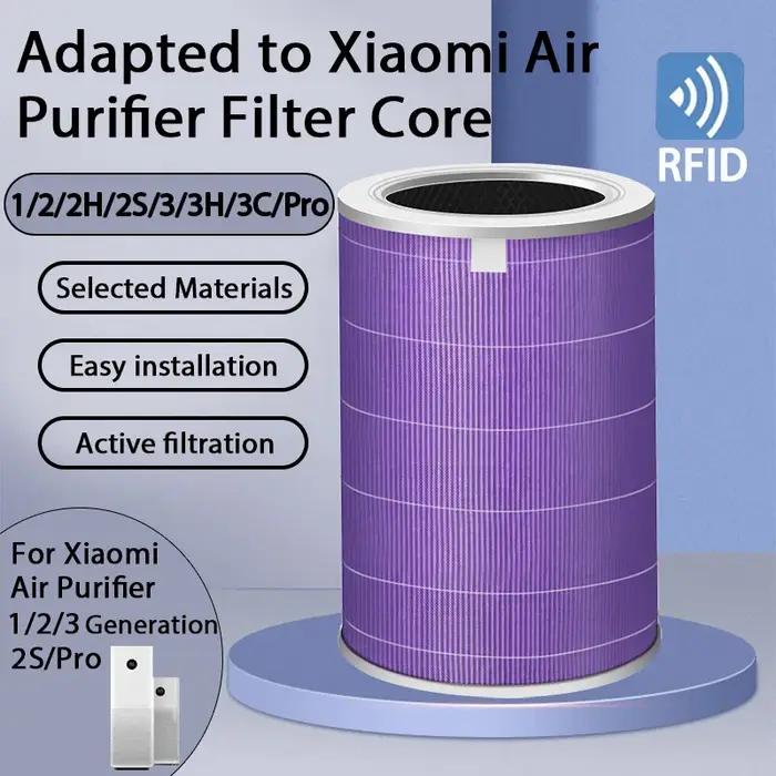 Filtre à Air pour purificateur d'air Xiaomi Pro/1/2/3/2H/2C/2S/3H/3C/4 filtre brume de carbone antib