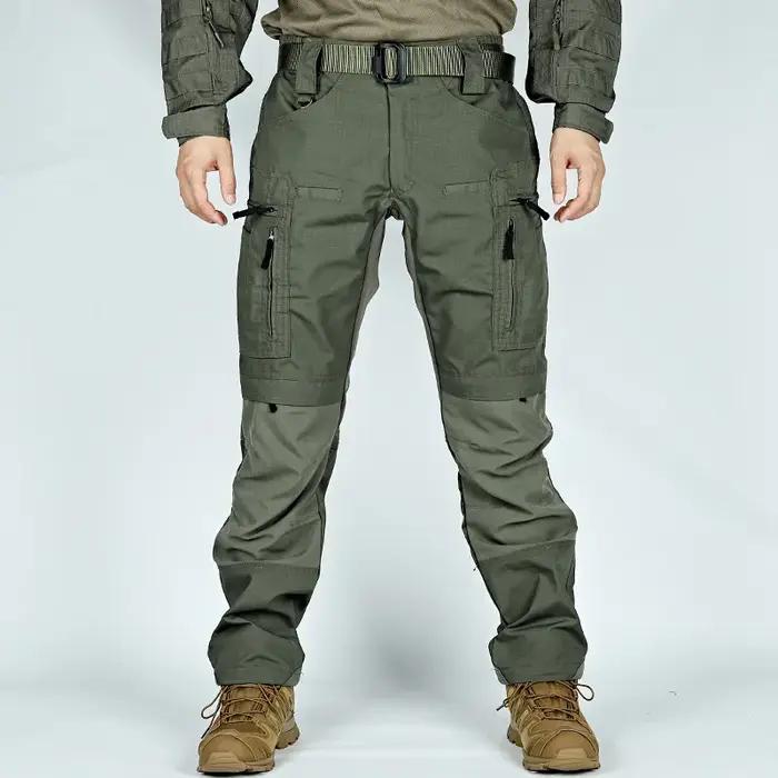 Pantalon cargo tactique homme imperméable - Chasse travail outdoor résistant respirant multi-poches