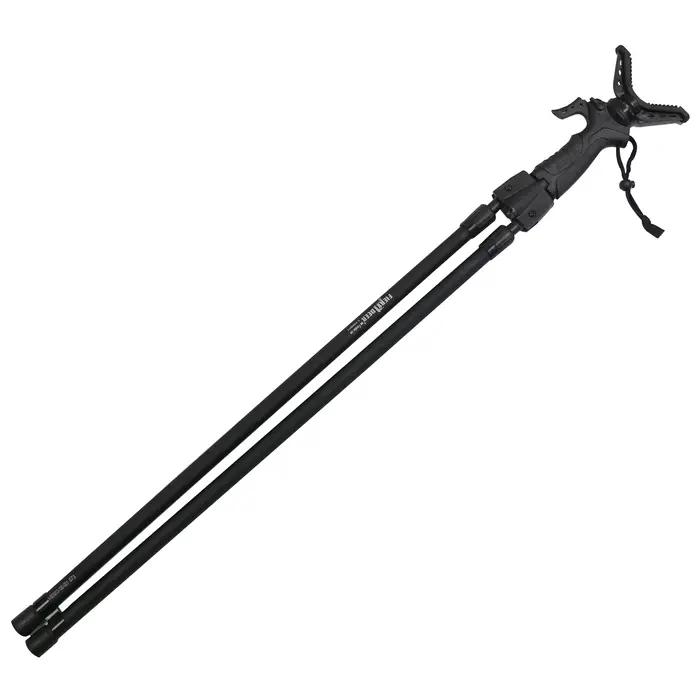 Support de tir télescopique en aluminium pour appareil photo, réglable en hauteur, avec tête en V et