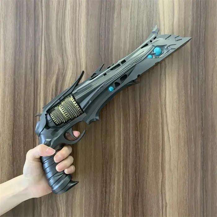 Cosplay VALORANT pistolets Sovereign Revolver accessoire pistolet armes modèle sécurité PU caoutchouc Halloween pas de déclenchement