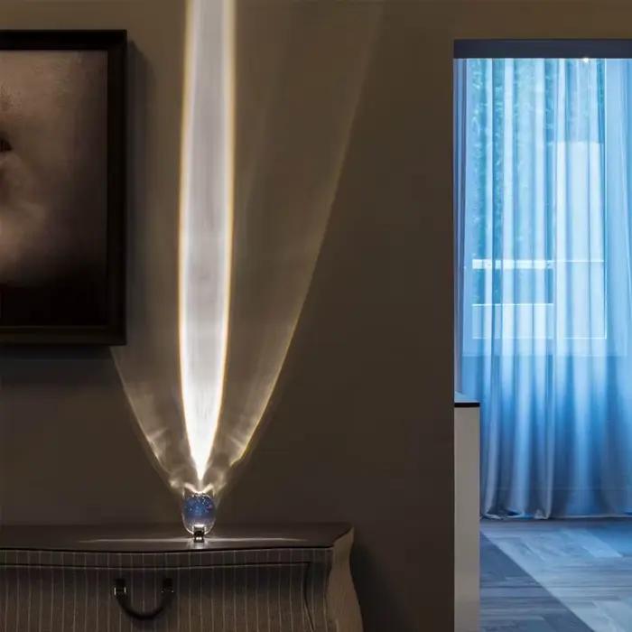 Lampe de Table design italien Led cristal oeil du ciel livraison gratuite lampes en forme d'oeuf sal