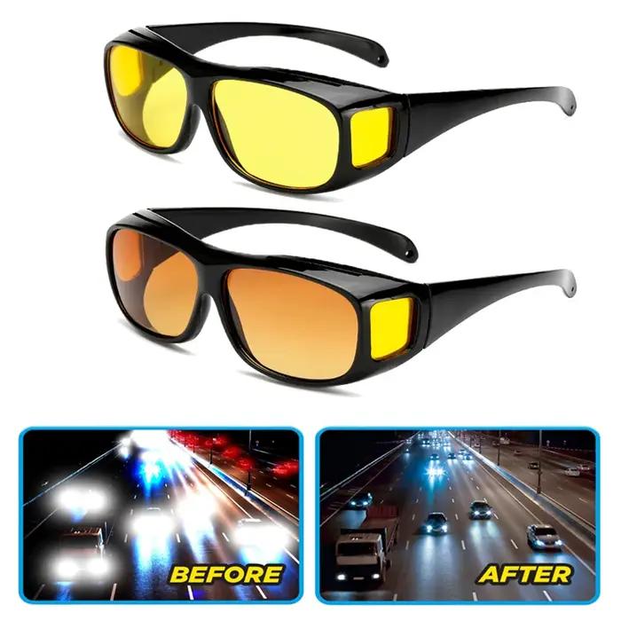 Lunettes de nuit pour conduire sans éblouissement protection UV style moderne et confortables pour homme et femme occasions spéciales nocturnes