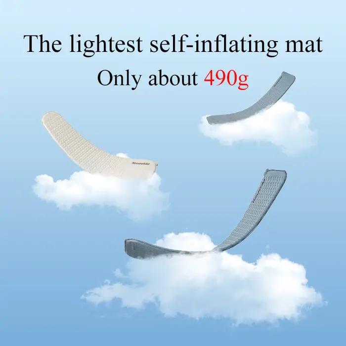 Naturerandonnée matelas pneumatique ultraléger pliant rapide auto-gonflant lit gonflable Portable ép