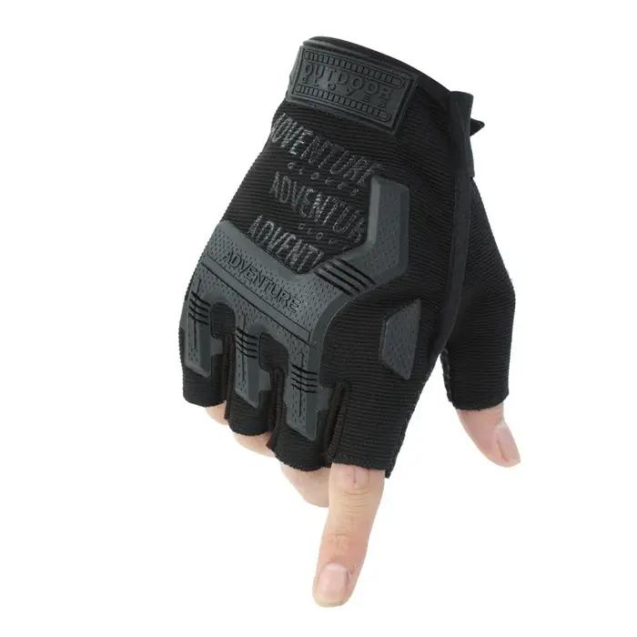 Gants tactiques demi-doigts anti-dérapants - Chasse