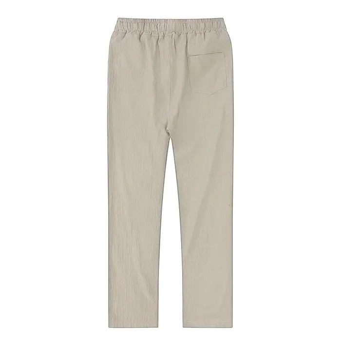 Pantalon King Billion en coton et lin pour hommes, style décontracté, collection automne, adapté pour le fitness et le streetwear