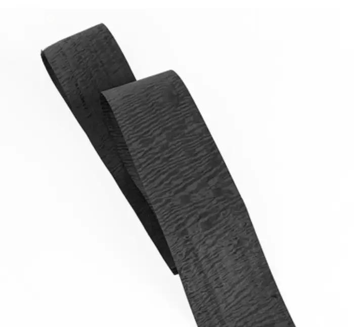 Longueur: 2.7 mètres largeur: 170mm d'épaisseur: 0.25mm feuilles de placage de bois d'érable noir carbone naturel meuble