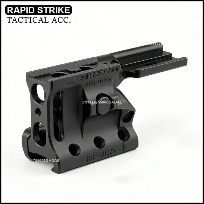 Support de montage pour viseur point rouge Sp***r RD/F 20225K compatible avec T1/T2/H1/H2 ROMEO5 avec loupe RDM-40225B EOTECH G33/G43/G45