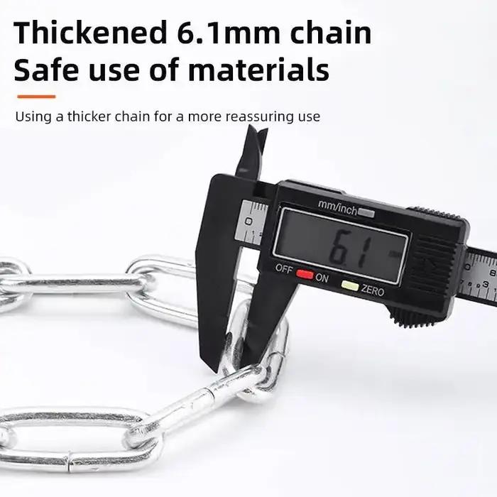 Câble de sécurité pour vélo ESLNF, chaîne antivol pour vélo, verrouillage extérieur antivol pour moto avec clés