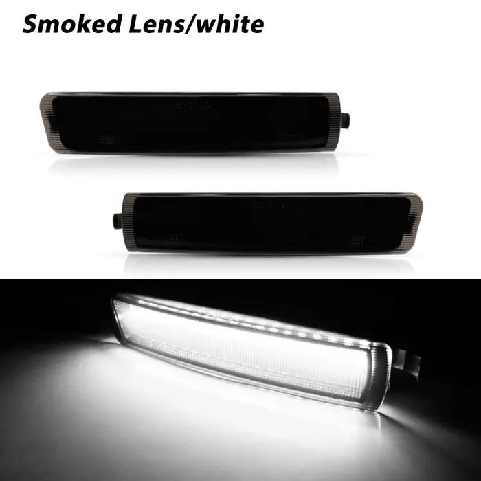 Feux de position latéraux avant de pare-chocs de voiture à LED ambre/blanc pour BMW Z3 M Coupé 1996-2002 – Clignotants