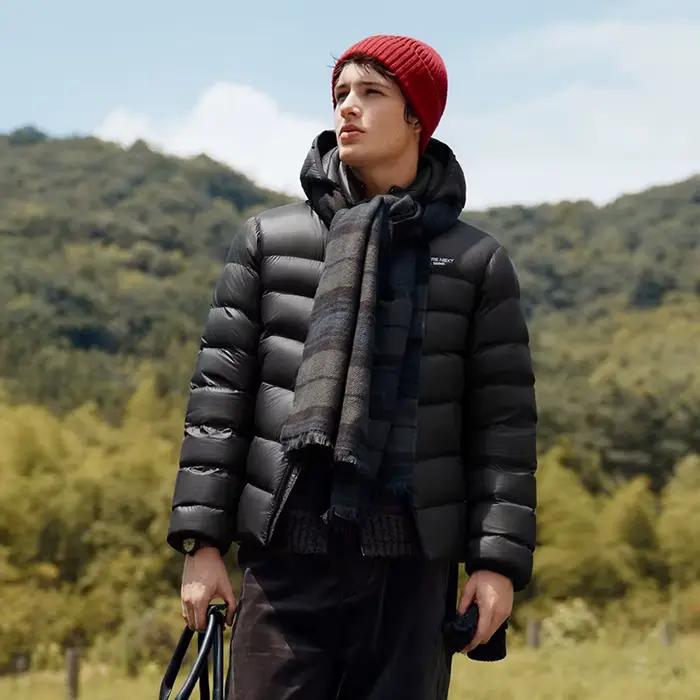 Semir doudoune hommes hiver 90% duvet remplissage léger duvet d'oie 2025 nouveau Couple amovible vêt