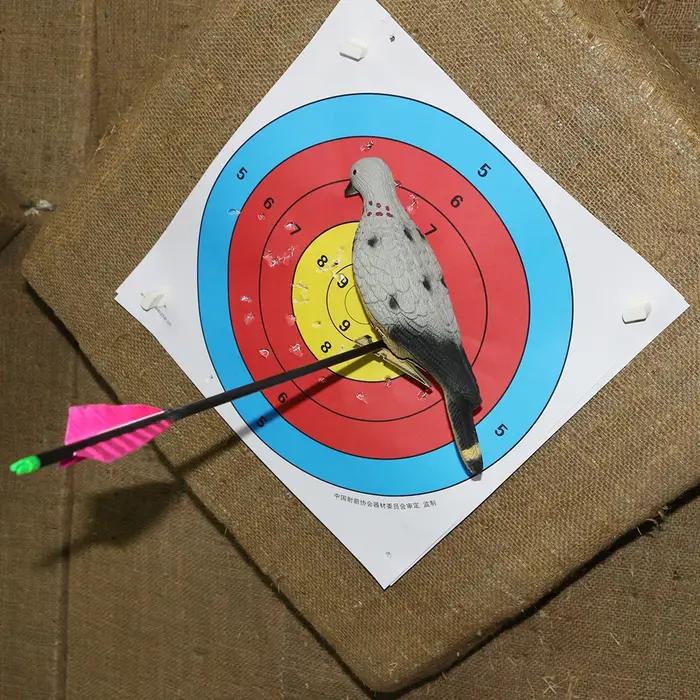 Cible de pigeon réalistique 3d en mousse eva pour la chasse en plein air entraînement au tir de chasse occasionnels et cadeau pour chasseurs