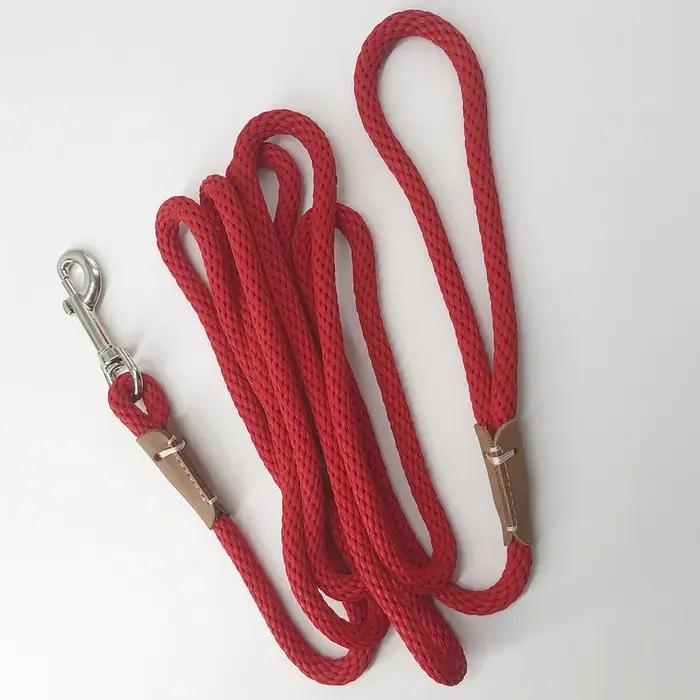 Laisse d'entraînement en nylon robuste pour chiot et grand chien Jogging Time pour balades et compétitions en plein air