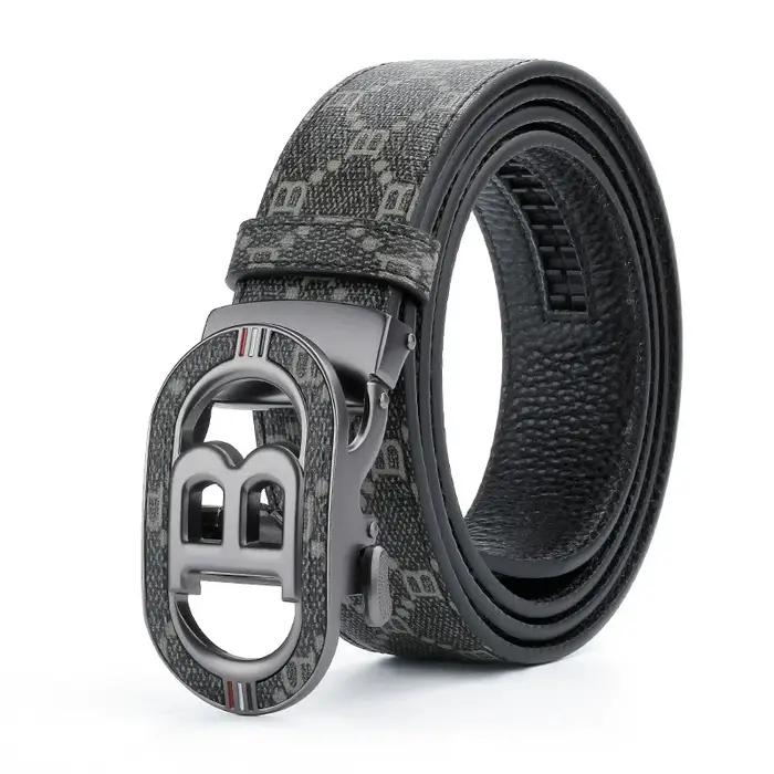 Ceinture pour hommes ceinture à la mode pour hommes lettre boucle ceinture mâle patron Style d'affai