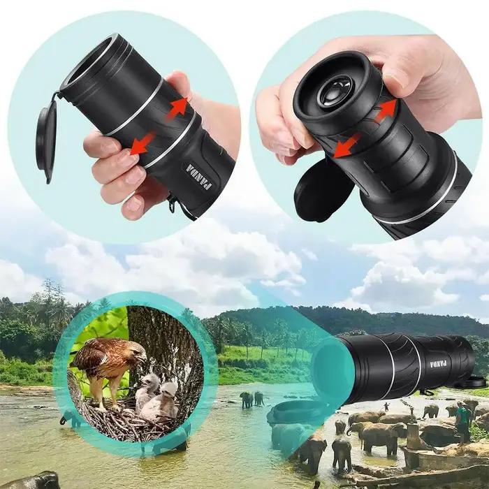 Monoculaire HD extérieur chasse observation tourisme visites concerts pêche voile 160x50mm portable