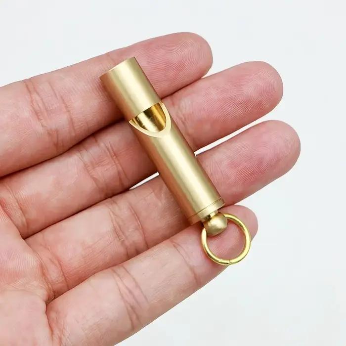 Sifflet à ultrasons pour chien en cuivre pur
