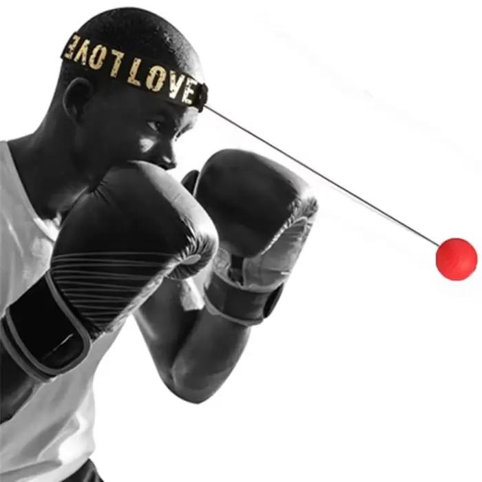 Balle de vitesse de boxe Muay Thai avec bandeau pour Sanda