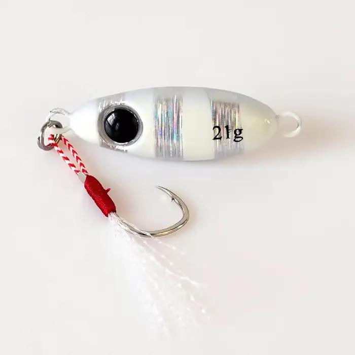 6 pièces Micro métal gabarits leurres de pêche 5.5g/7.5g/10g/14g/17g/21g rivage coulée gabarit