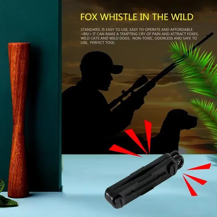 Sifflet appel renard noir - Appelant prédateur pour chasse au lamping appel lapin leurre
