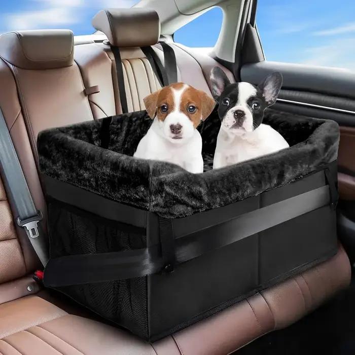 Siège portable augmentant la hauteur du chien – adapté aux sièges d'auto robustes pour petits chiens pesant pas de plus de 20 livres