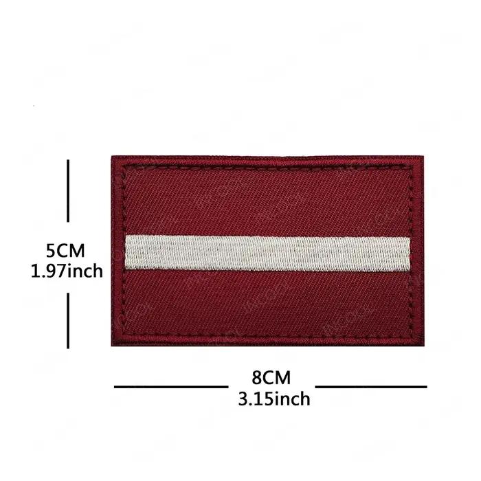 Patchs Drapeaux Européens Brodés 3D Appliques Tactiques Badge Accessoires Vêtements Sac Occasions Spéciales
