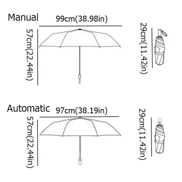 Parapluie pliant teckel à motif de chien