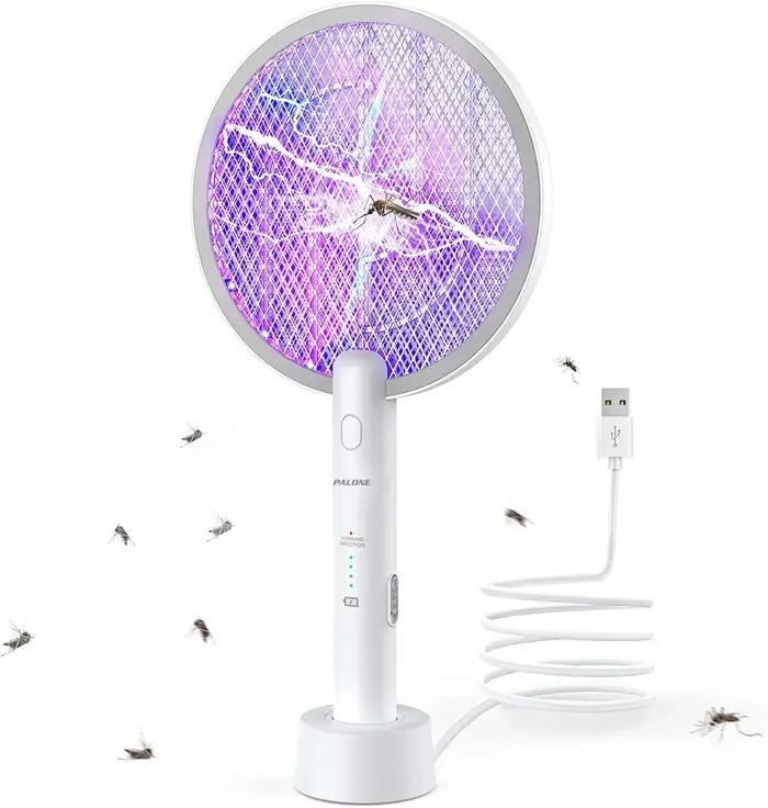 Lampe anti-moustiques électrique 2 en 1