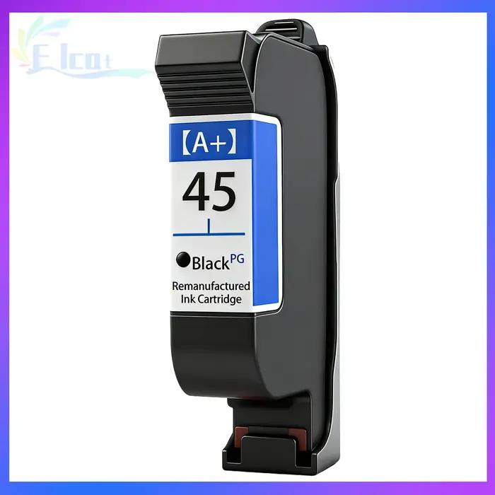 Cartouche d'encre noire remanufacturée pour imprimante jet d'encre HP 45 HP45, compatible avec HP 51645A.