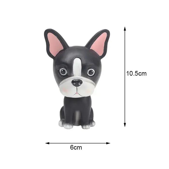 Ornements de voiture, poupée de chien secouant la tête, jouets pour chien, belle Figurine de chiot B