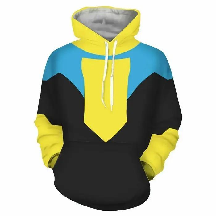 Invincible 3D sweat à capuche jeu de rôle Mark Grayson sweat à capuche vêtements de sport hommes et