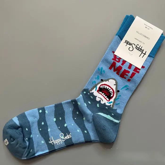 Chaussettes chasse classiques homme coton doux Happy Socks confort journées extérieures